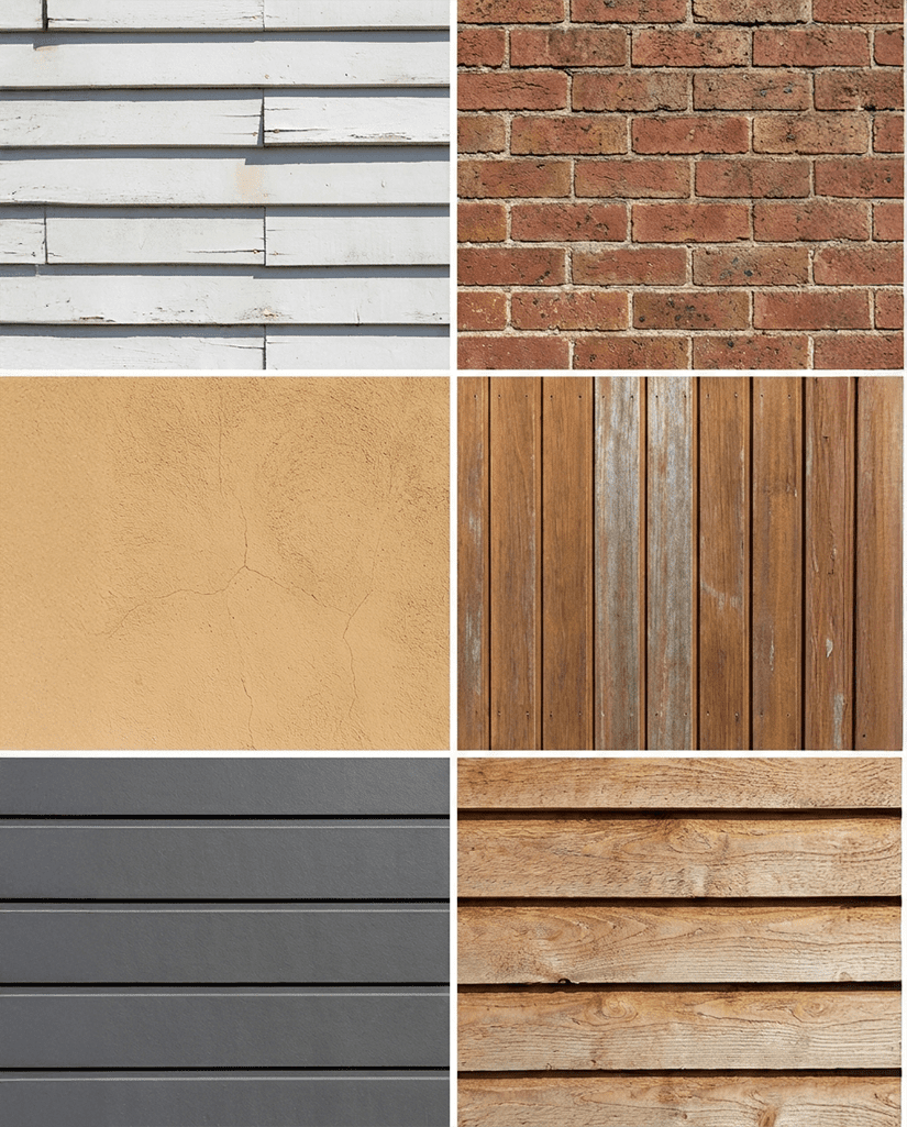 Exterior surface types